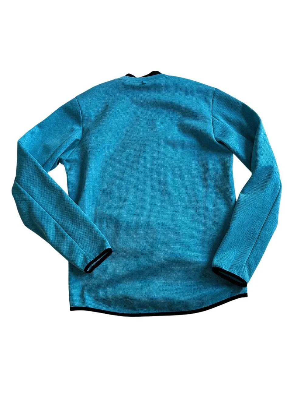 Nike Golf Dri-FIT Therma-FIT 1/2 Zip Jacket Pullover Mens Small Blue Pockets